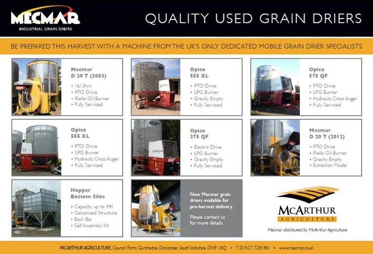 mobile grain drier mecmar