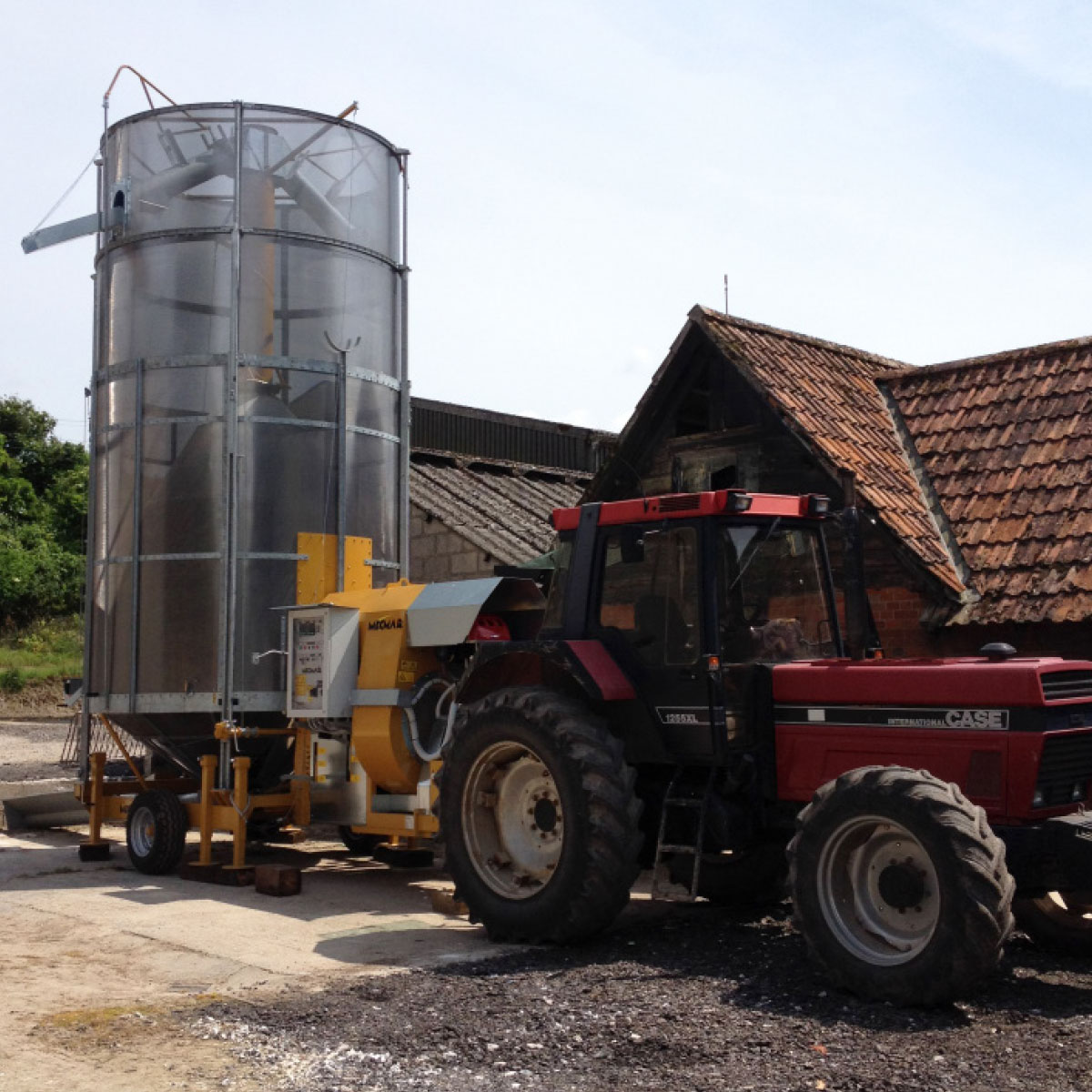 tractor driven grain drier