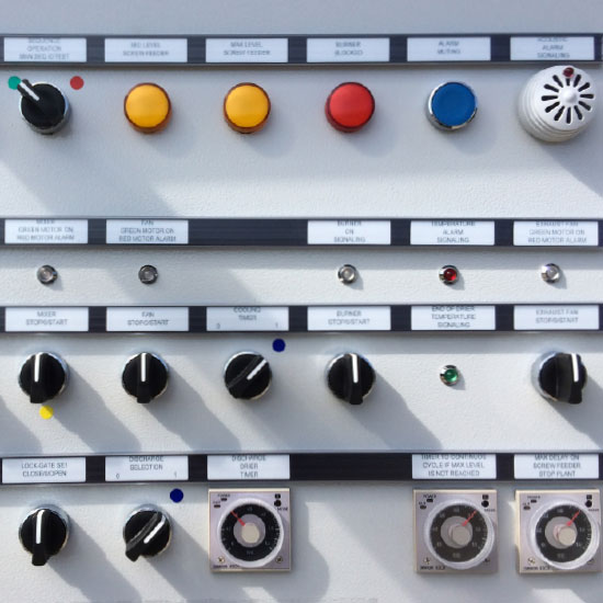  SeedarMobile Grain Drier Control panel