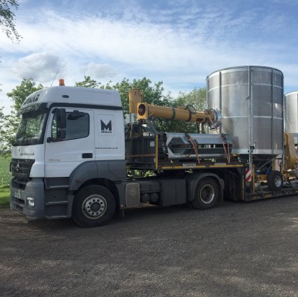 Custom Trailer For Grain Dryer