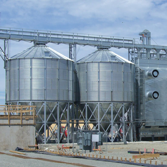  Steel Grain Silos